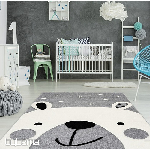 Tapis enfant AMIGO 323 Ours gris