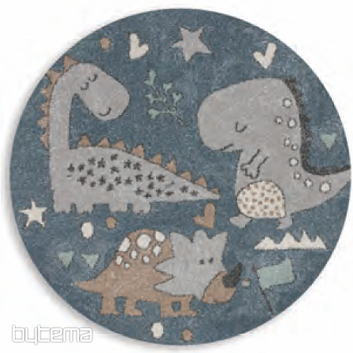 Tapis pièce enfant ROMA DINOSAURES