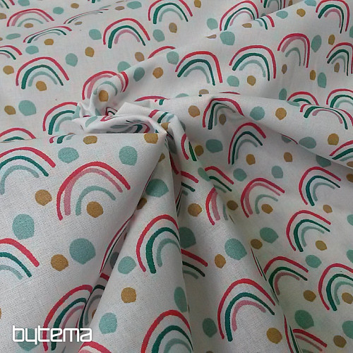 Tissu coton ARC-EN-CIEL