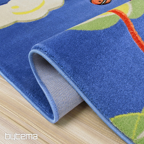 Tapis enfant KIDS GIRAFFE bleu