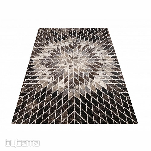 Pièce tapis PANAMERO 10 triangles marron