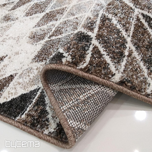 Pièce tapis PANAMERO 10 triangles marron