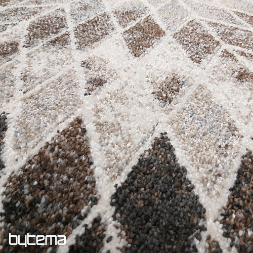Pièce tapis PANAMERO 10 triangles marron