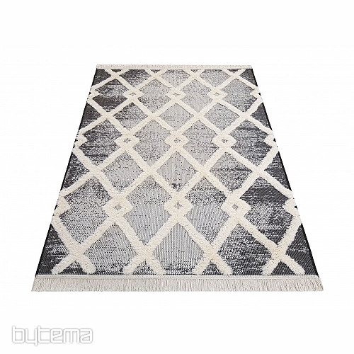 Tapis à cordes DELI 02 gris foncé