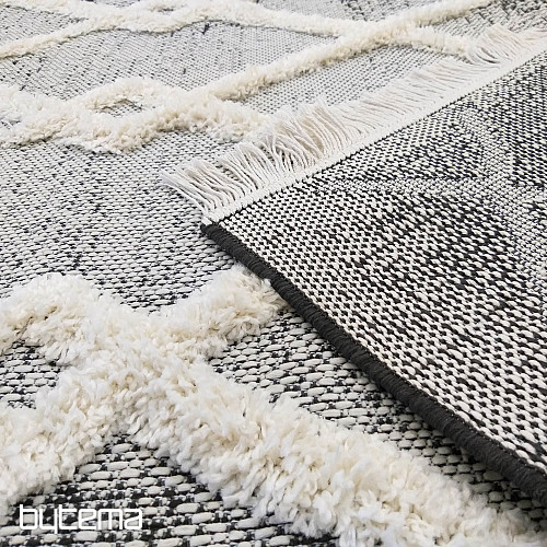 Tapis à cordes DELI 02 gris foncé