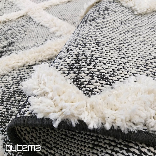 Tapis à cordes DELI 02 gris foncé