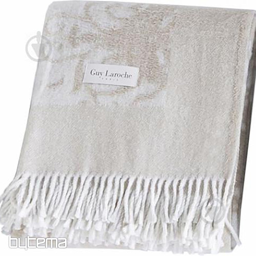 Plaid LUXE ROSIERS beige