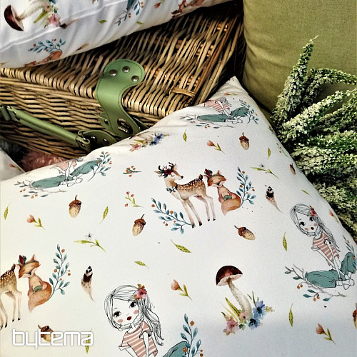 Tissu coton EMA DANS LA FORÊT