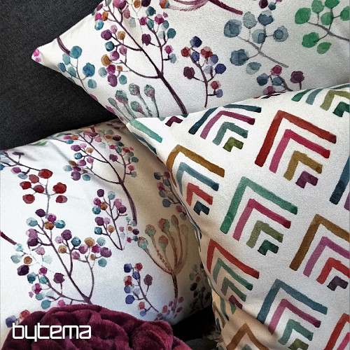 Tissu déco LOUKA lilas
