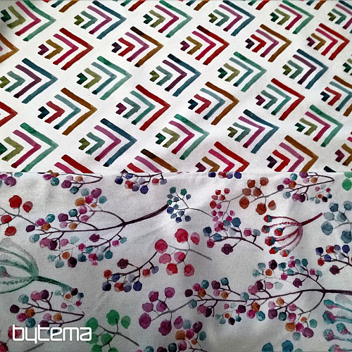 Tissu déco LOUKA lilas
