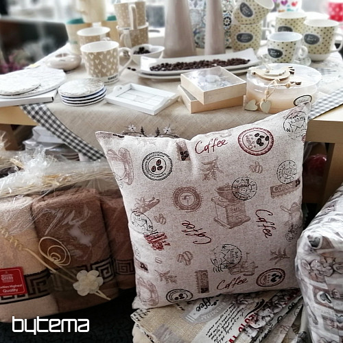 Tissu décoratif CAFÉ MARON
