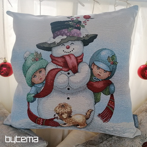 Tapisserie de Noël BONNE NEIGE AVEC ENFANTS