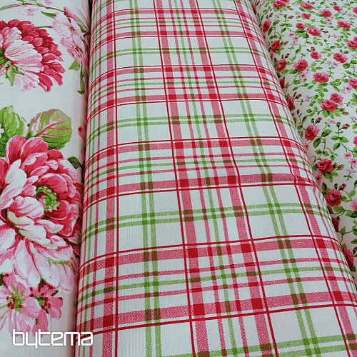 tissu déco LAURA - petites fleurs roses
