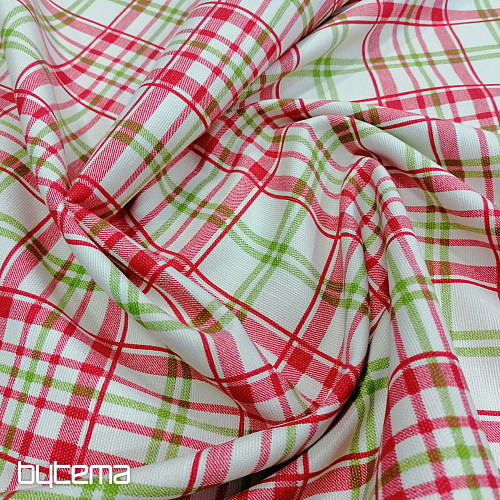 tissu de décoration LAURA - carreaux roses