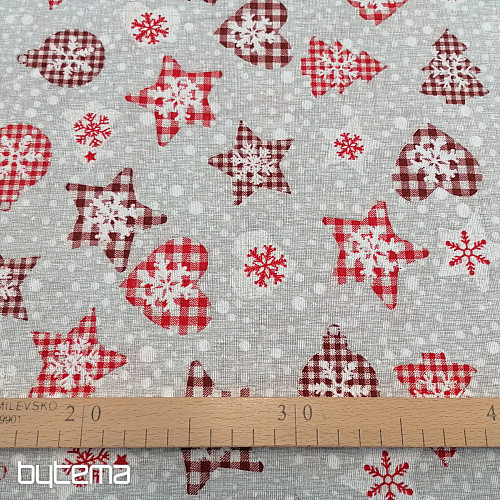 Tissu de décoration de Noël MIX LAPONIA