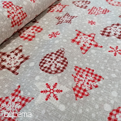 Tissu de décoration de Noël MIX LAPONIA