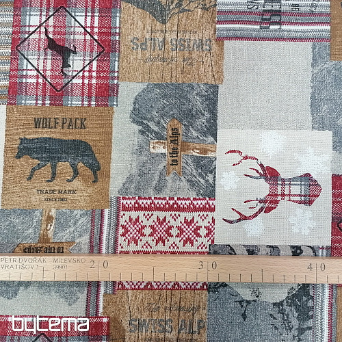 Tissu décoratif CALL OF THE WILD
