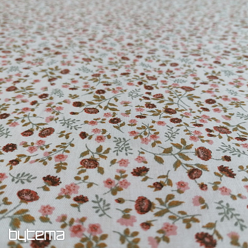 Tissu coton poudre ELEONI