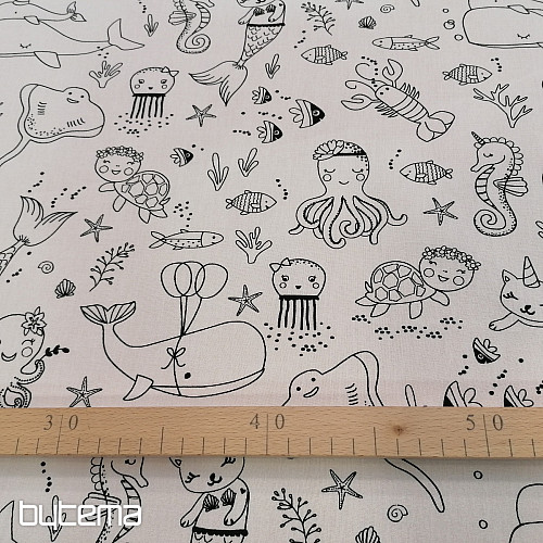 Tissu pour peindre MER