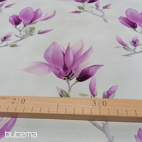 Tissu décoratif BLACK OUT MAGNOLIA