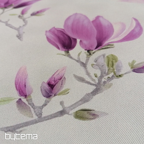 Tissu décoratif BLACK OUT MAGNOLIA