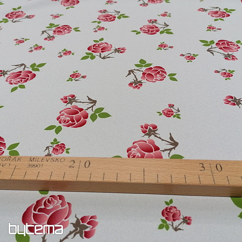 Tissu décoratif BLACK OUT Roses