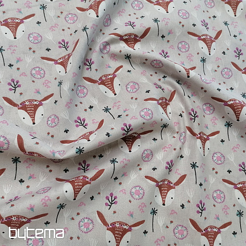 Tissu en coton SRNKA gris