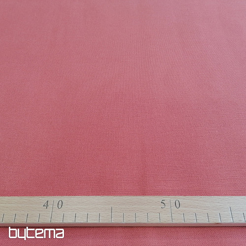 Tissu coton UNI CORAL coton grossier 220g
