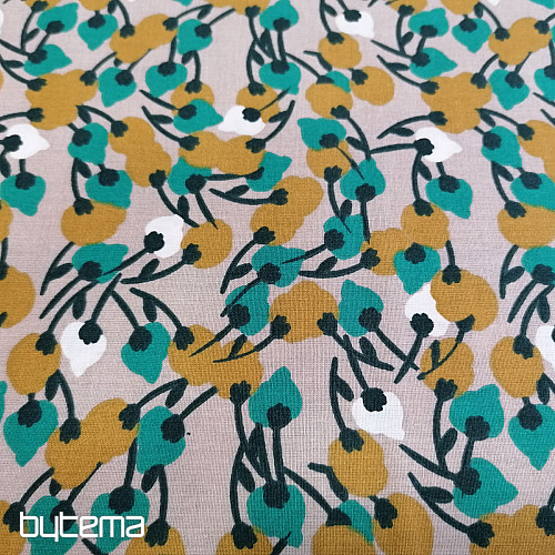 Tissu en coton KISNEK fleurs