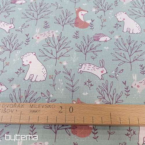 Tissu en coton FOREST