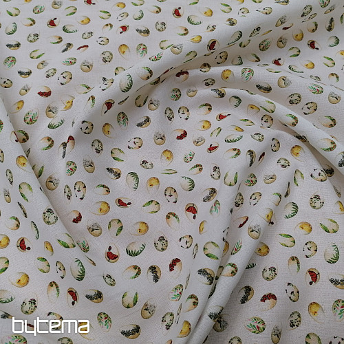 Tissu coton PETITS OEUFS