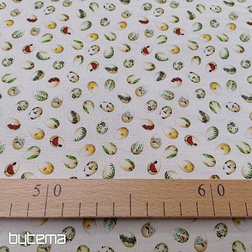 Tissu coton PETITS OEUFS