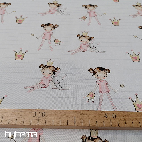 Tissu déco enfant PETITE PRINCESSE