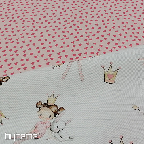 Tissu déco enfant PETITE PRINCESSE