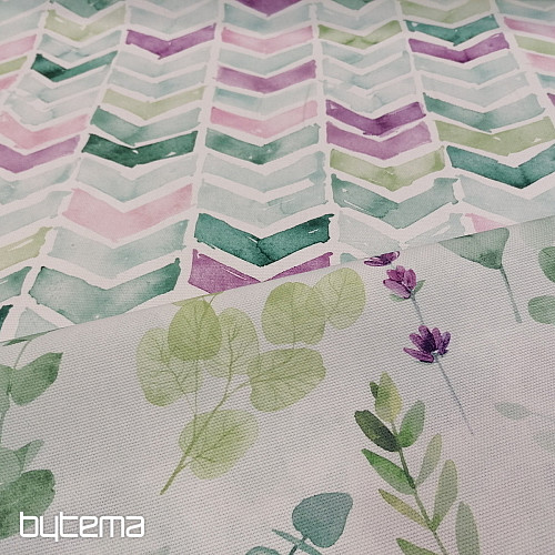 Tissu déco CIK CAK vert