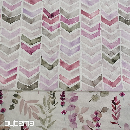 Tissu décoratif CIK CAK lilas