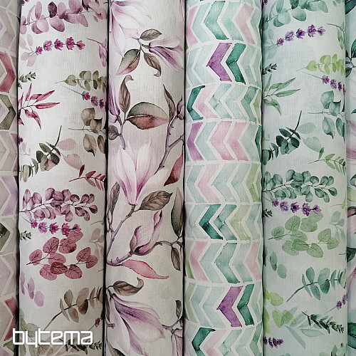 Tissu déco MAGNOLIA vert