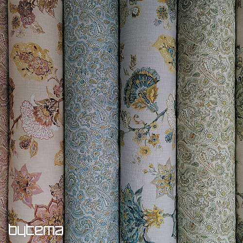 Tissu déco KASHMIR rose
