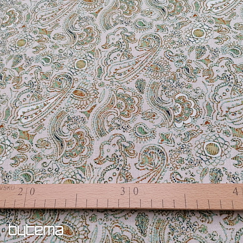 Tissu déco KASHMIR vert