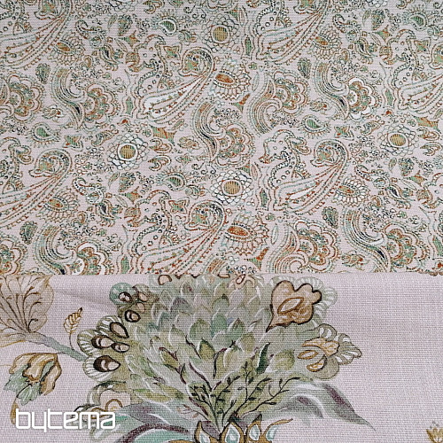Tissu déco KASHMIR vert
