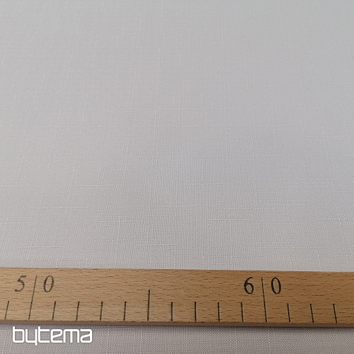 Tissu décoratif Téflon ELBA blanc