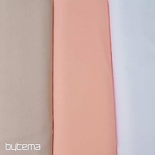Tissu décoratif Téflon ELBA blanc
