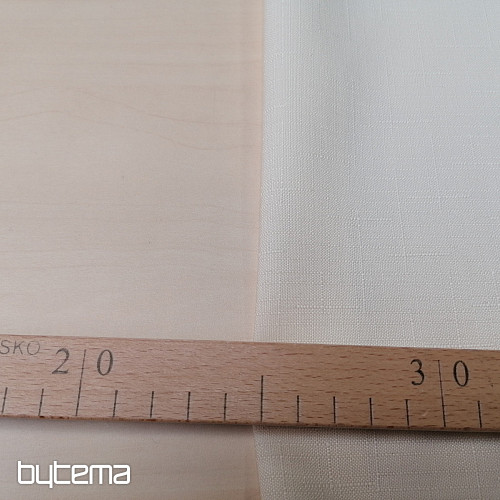 Tissu déco Téflon ELBA crème