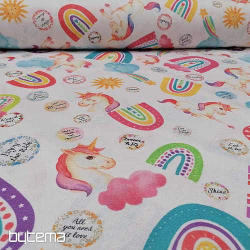 Tissu décoratif LICORNES