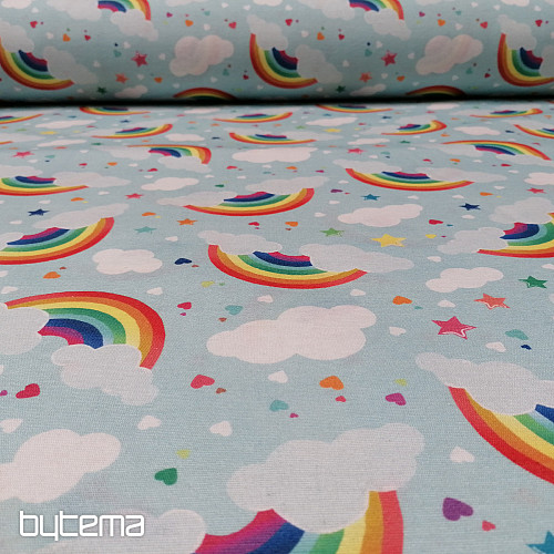 Tissu décoratif ARC-EN-CIEL