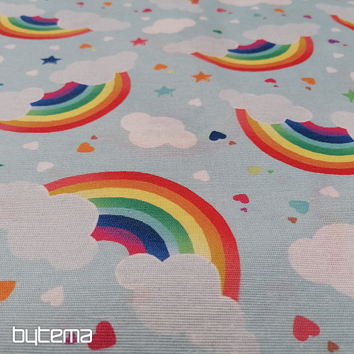 Tissu décoratif ARC-EN-CIEL