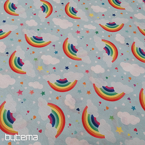 Tissu décoratif ARC-EN-CIEL