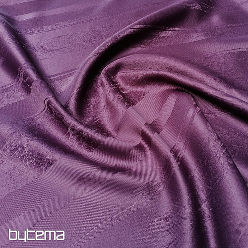 Tissu déco ORBIT rayures violet