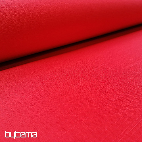 Tissu déco Téflon ELBA rouge