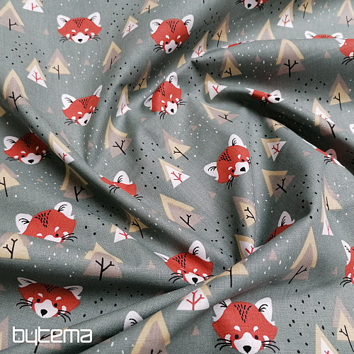 Tissu en coton RENARD